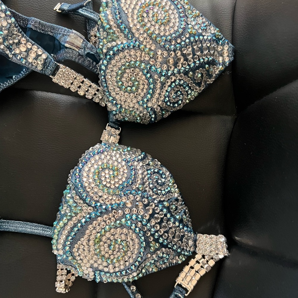 NPC figure suit covered in Swarovski crystals. Looks amazing on the stage.